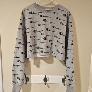 Cropped champion sweatshirt